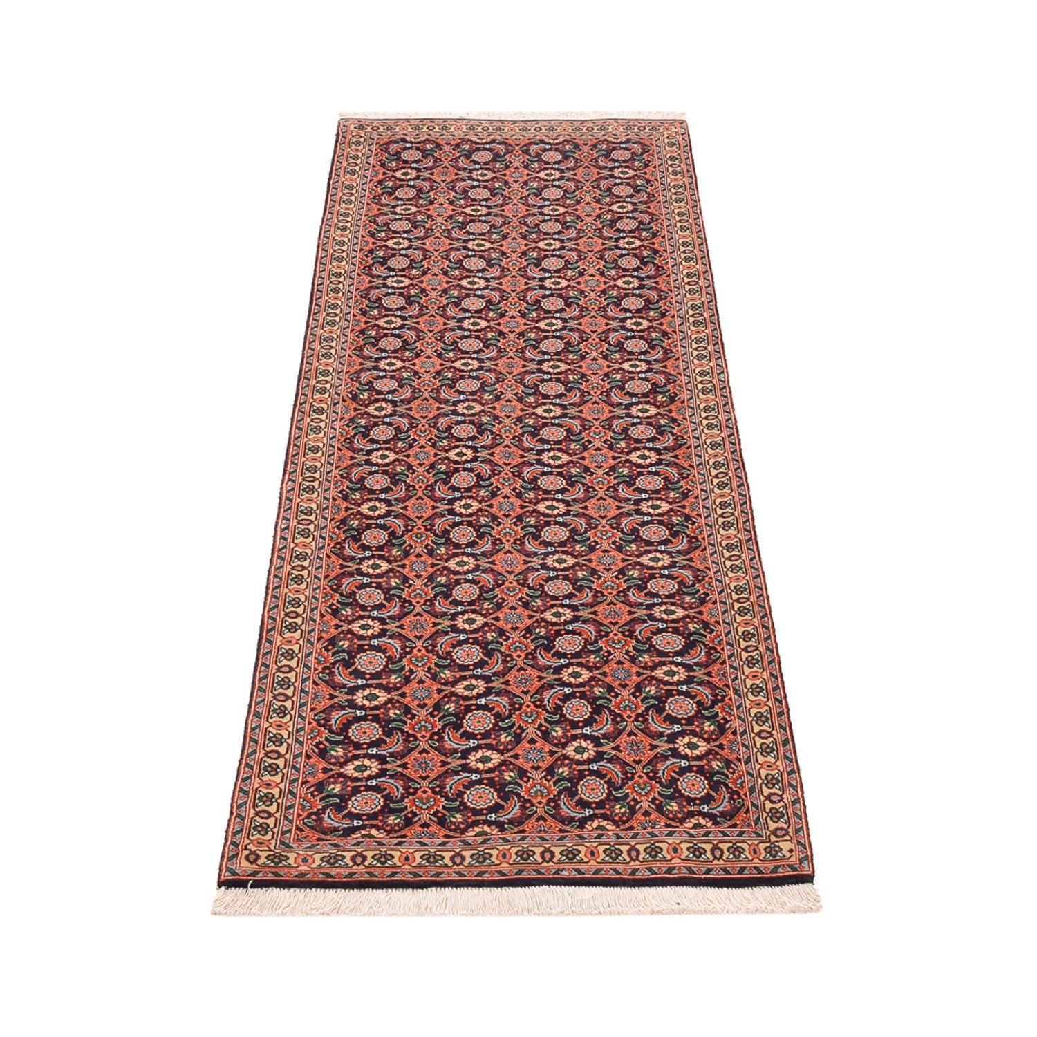 Løber Persisk tæppe - Tabriz - Royal - 190 x 64 cm - rust