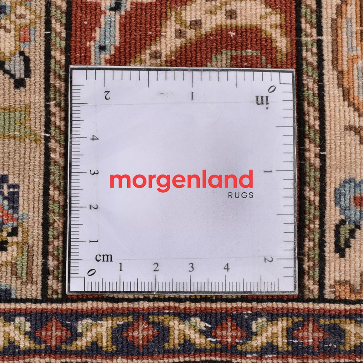 Løber Persisk tæppe - Ghom - Royal - 150 x 51 cm - mørk beige