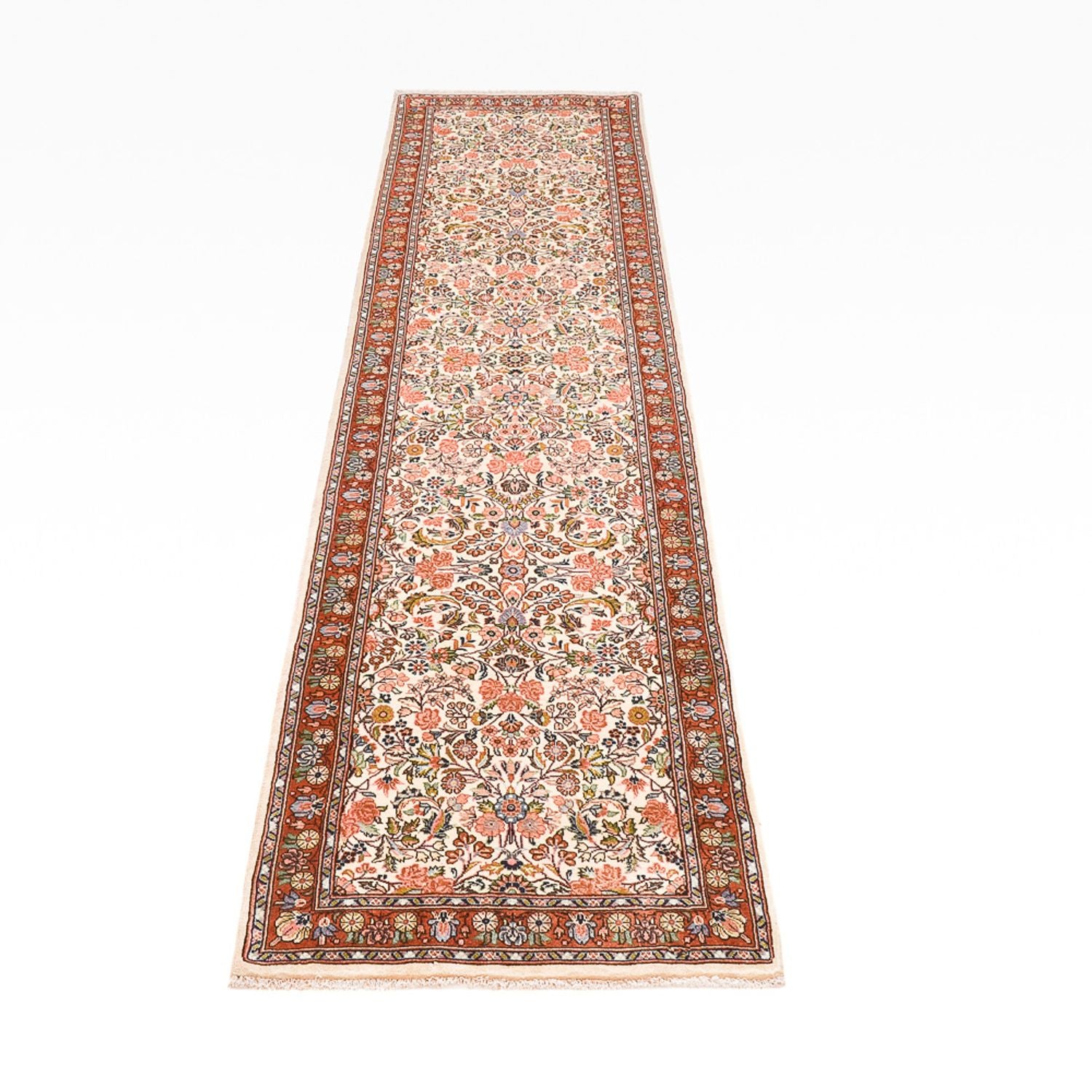Løber Persisk tæppe - Bijar - 308 x 74 cm - beige
