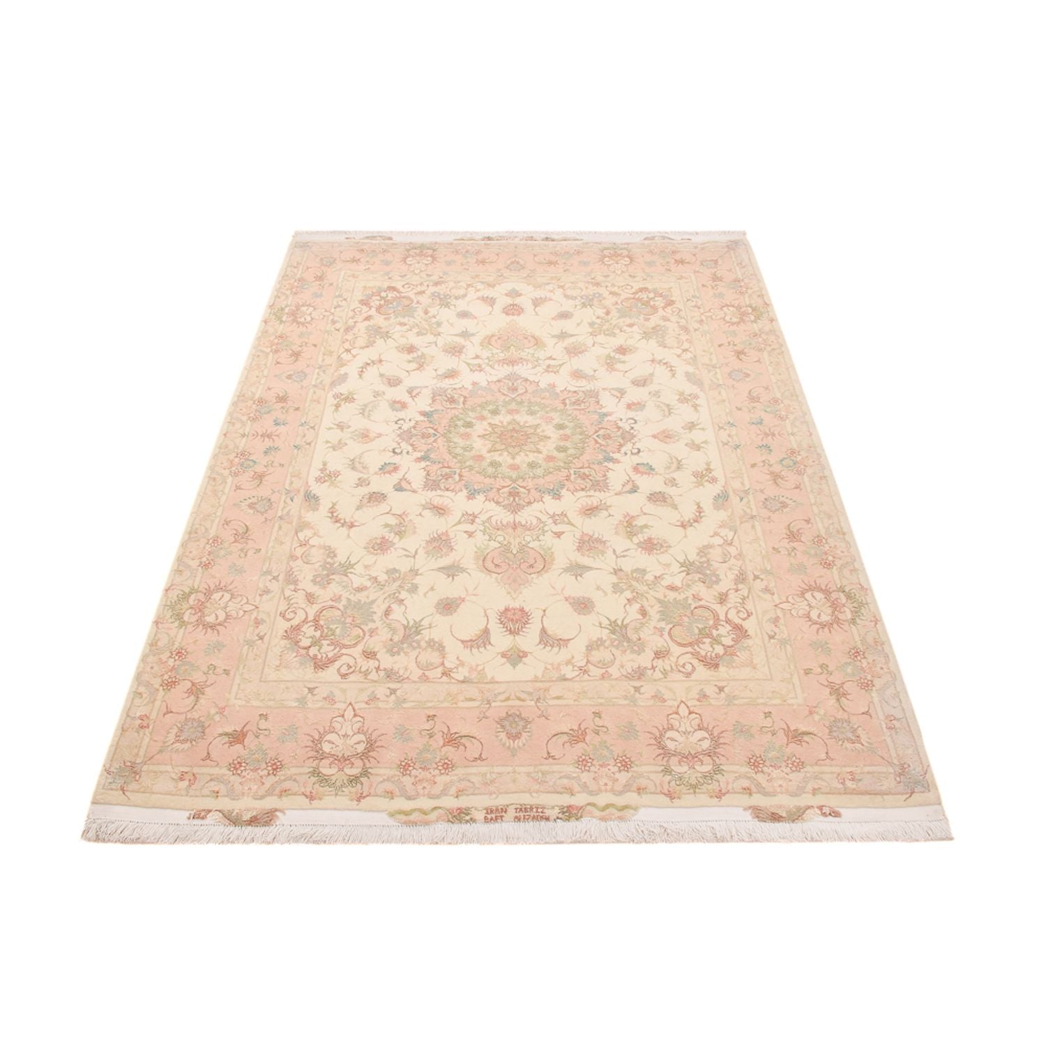 Persisk tæppe - Tabriz - Royal - 218 x 150 cm - beige