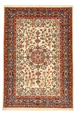 Persisk tæppe - Ghom - Royal - 157 x 109 cm - lys beige