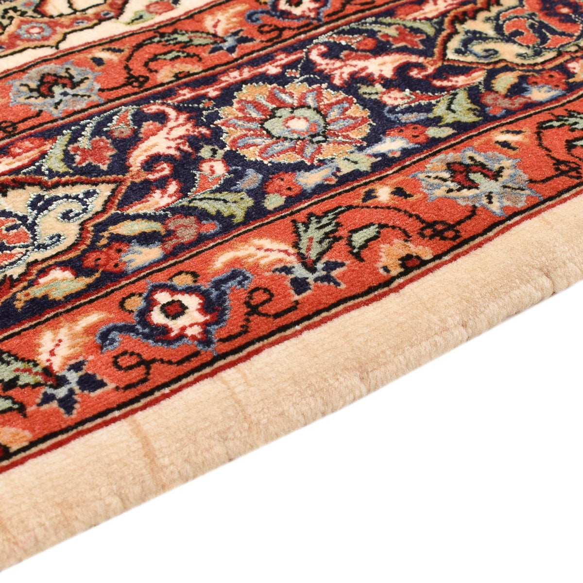 Persisk tæppe - Ghom - Royal - 157 x 109 cm - lys beige