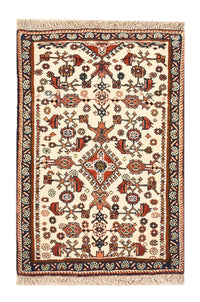 Gabbeh-tæppe - Kashkuli Persisk - 60 x 40 cm - beige