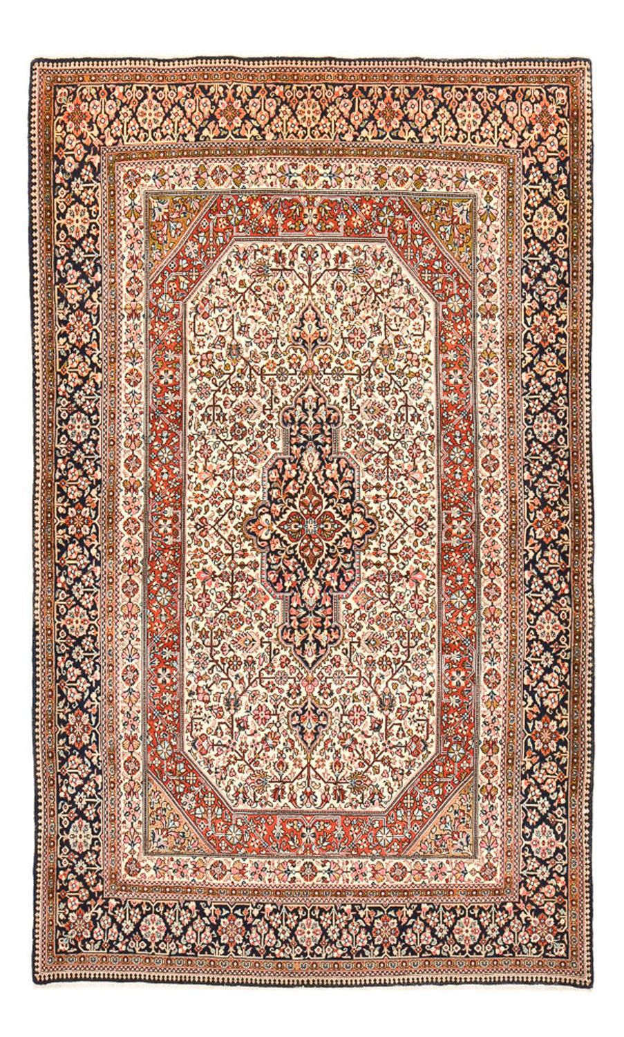 Persisk tæppe - Ghom - 220 x 136 cm - rust