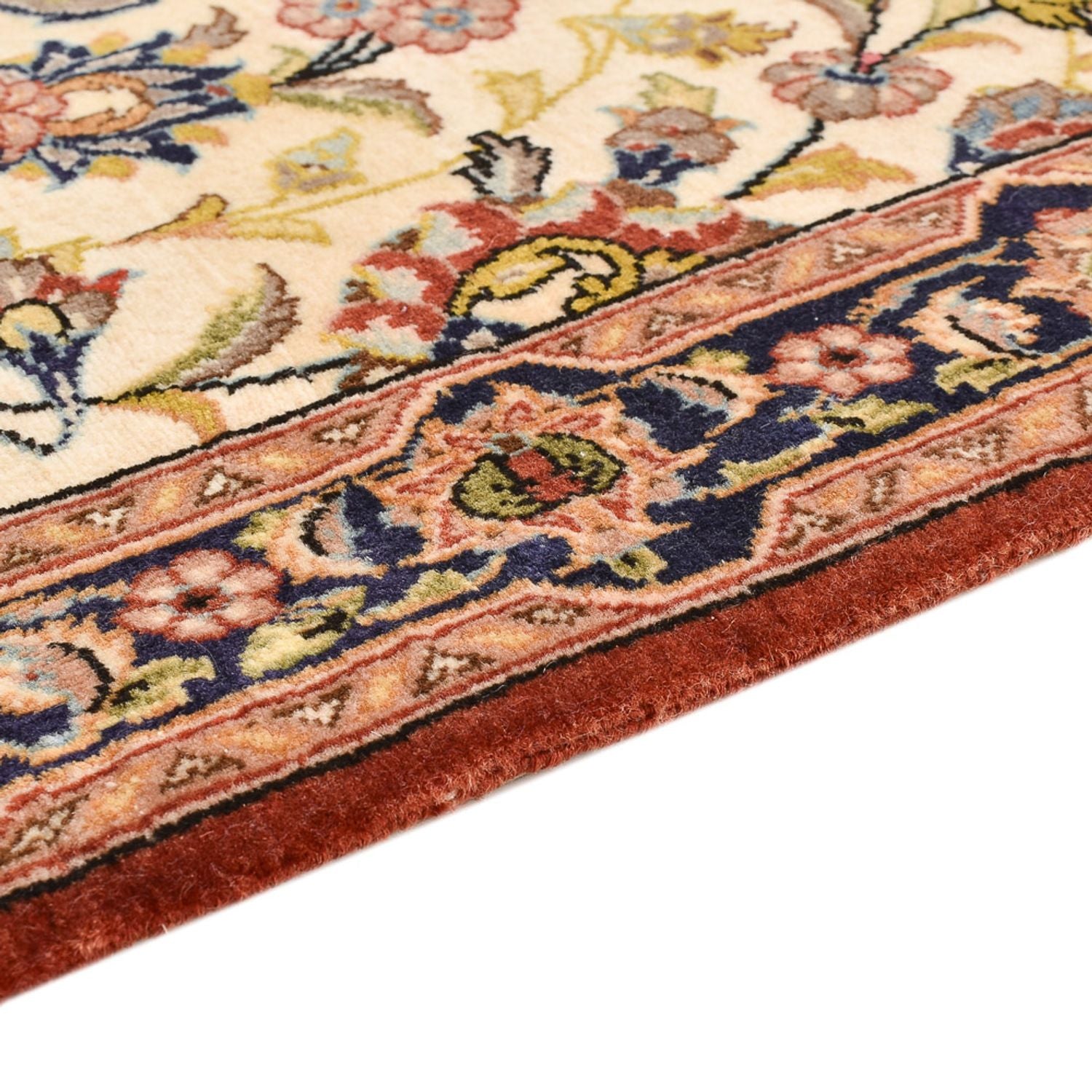 Løber Persisk tæppe - Ghom - Royal - 195 x 58 cm - lys beige