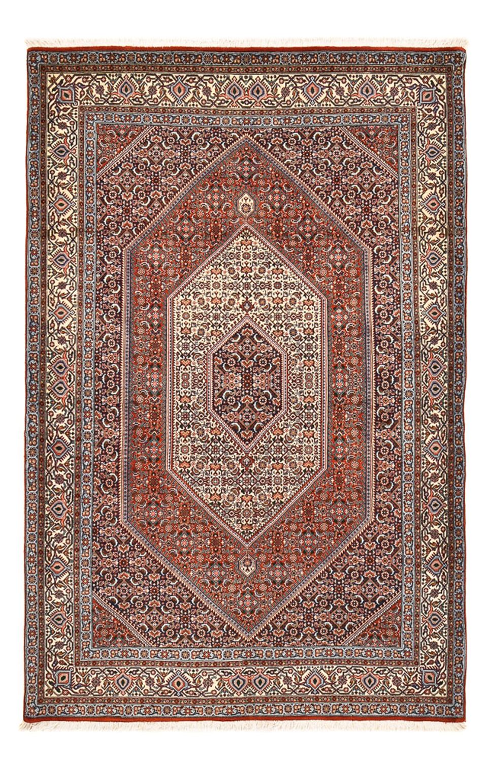 Persisk tæppe - Bijar - 212 x 138 cm - rust