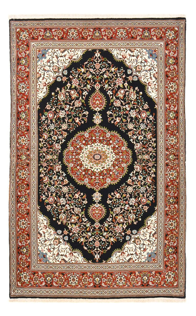Persisk tæppe - Ghom - Royal - 218 x 138 cm - mørkeblå