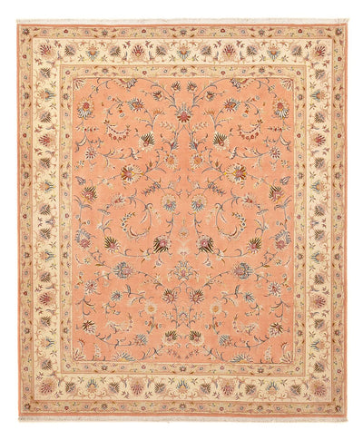 Tabriz - 50 Raj Tæppe 248x305cm - Persisk tæppe - lysrød