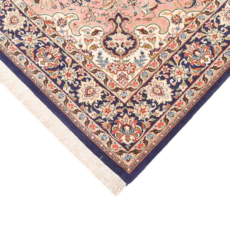 Persisk tæppe - Ghom - Royal - 216 x 135 cm - lysrød