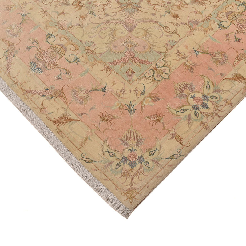 Persisk tæppe - Tabriz - Royal firkantet  - 248 x 242 cm - lys beige