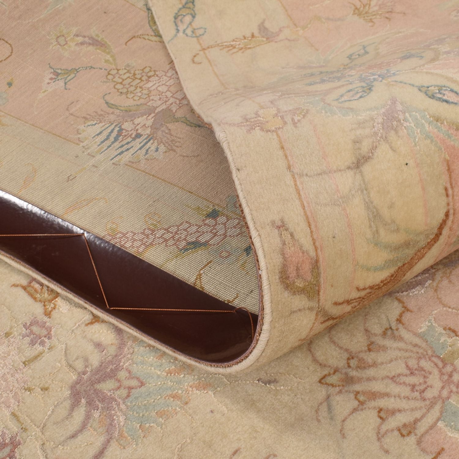 Persisk tæppe - Tabriz - Royal firkantet  - 248 x 242 cm - lys beige