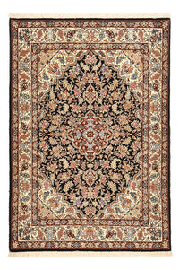 Persisk tæppe - Isfahan - Premium - 148 x 101 cm - mørkeblå