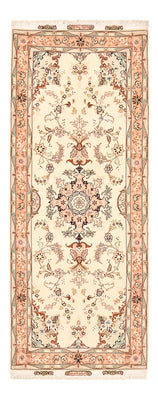 Løber Persisk tæppe - Tabriz - Royal - 210 x 81 cm - beige