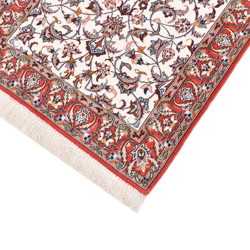 Løber Persisk tæppe - Isfahan - Premium - 190 x 70 cm - mørk beige
