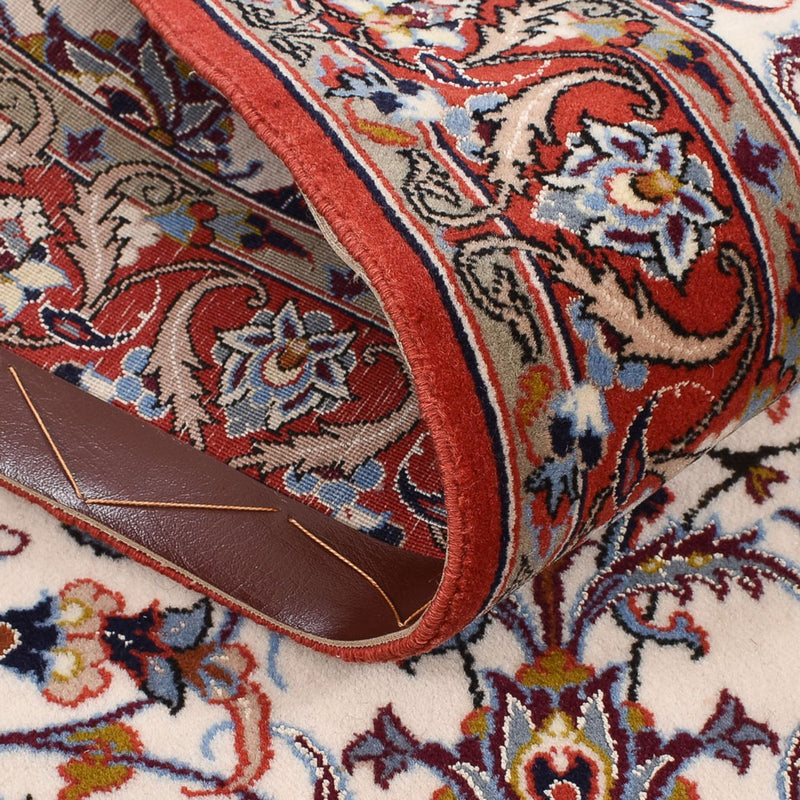 Løber Persisk tæppe - Isfahan - Premium - 190 x 70 cm - mørk beige