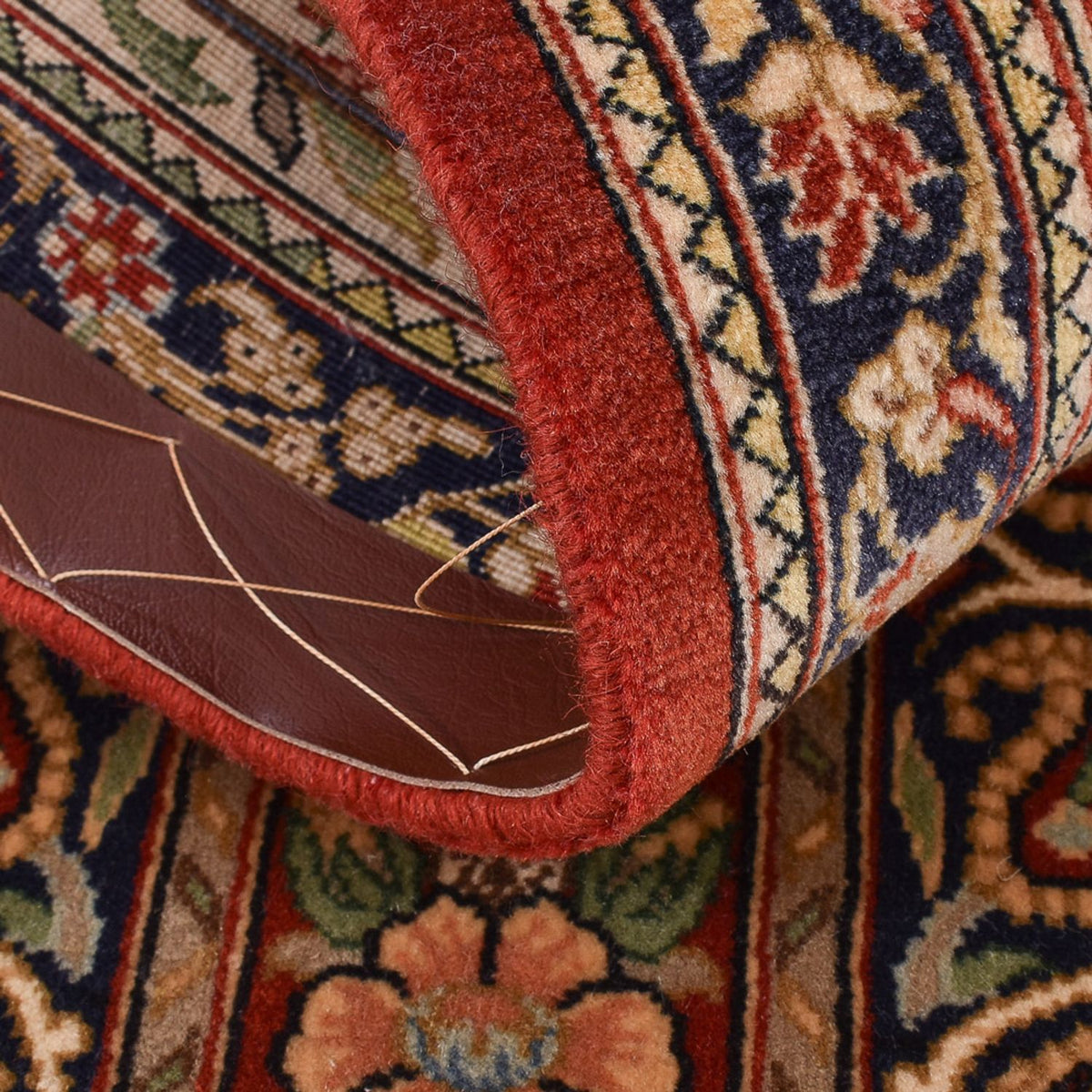 Løber Persisk tæppe - Ghom - Royal - 156 x 55 cm - mørk beige