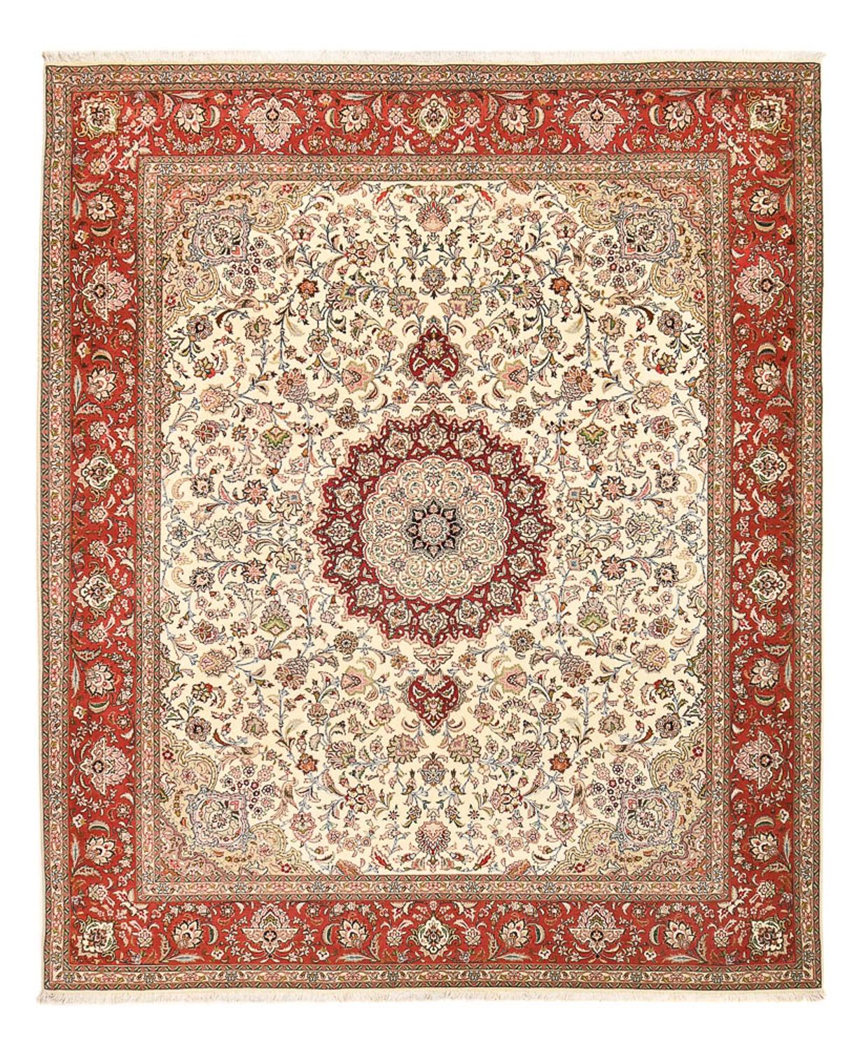 Persisk tæppe - Tabriz - Royal - 302 x 248 cm - sand