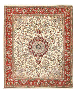 Persisk tæppe - Tabriz - Royal - 302 x 248 cm - sand