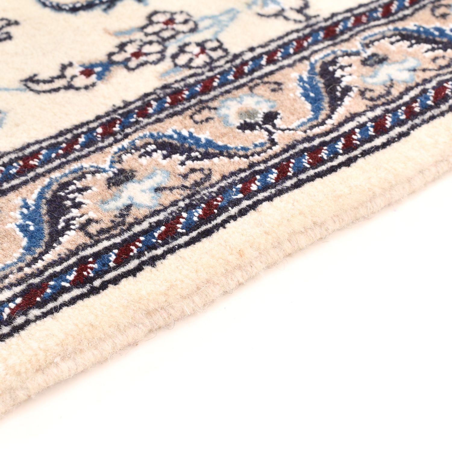 Løber Persisk tæppe - Nain - Royal - 202 x 58 cm - creme