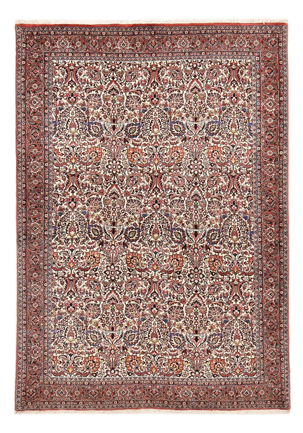 Persisk tæppe - Bijar - 246 x 178 cm - rust