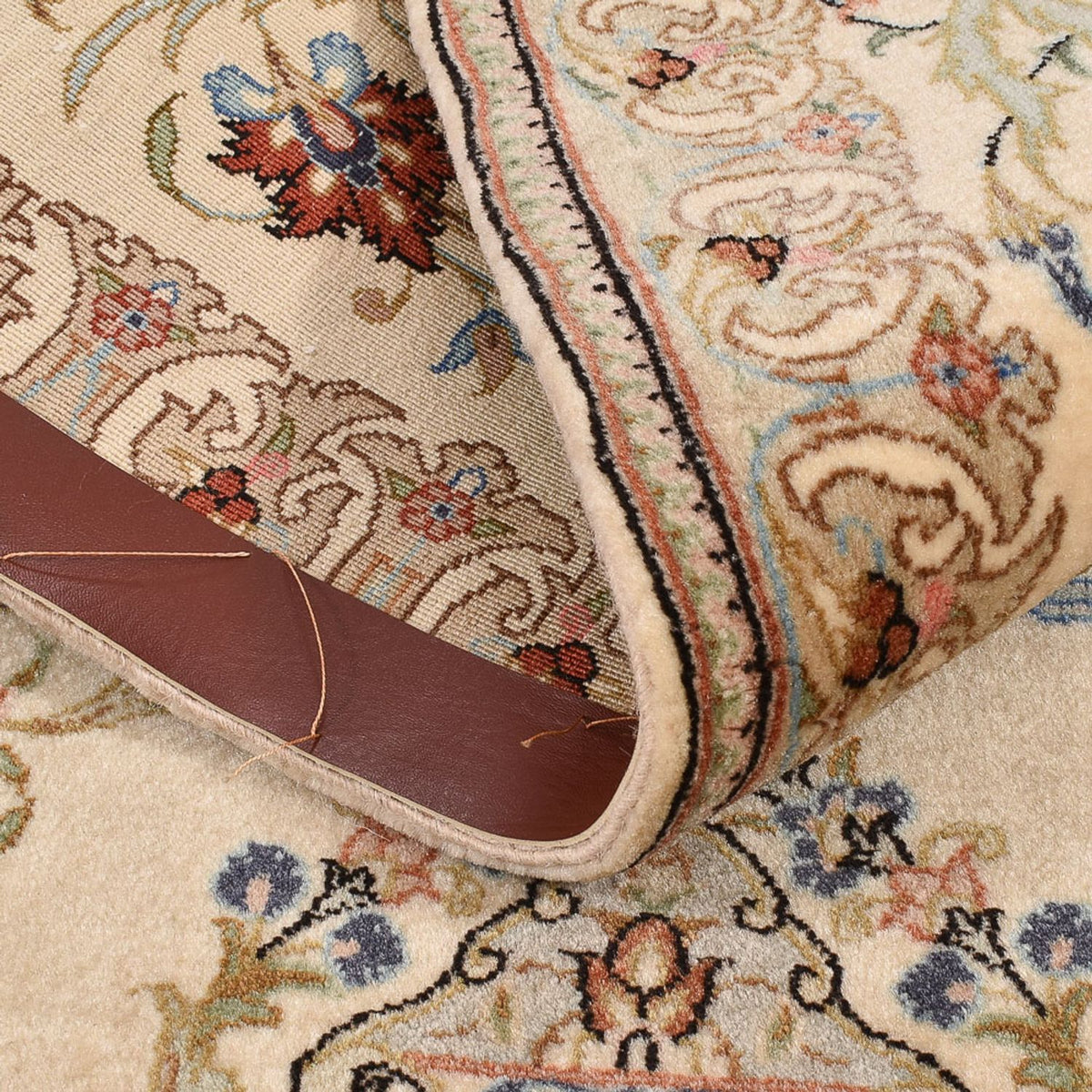 Løber Persisk tæppe - Ghom - 193 x 77 cm - beige