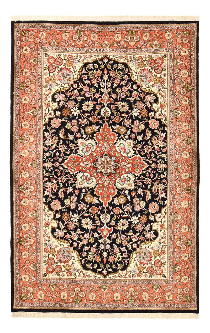 Persisk tæppe - Ghom - Royal - 227 x 140 cm - mørkeblå