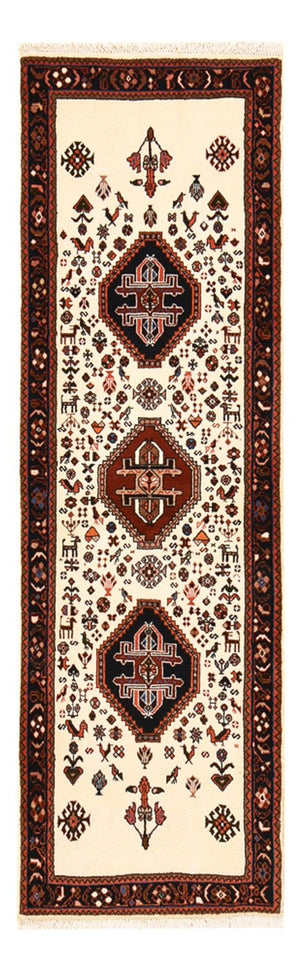 Løber Gabbeh-tæppe - Kashkuli Persisk - 205 x 65 cm - flerfarvet
