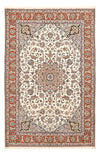 Mashhad Tæppe 215x328cm - Persisk tæppe - Rektangulær / Beige / 215 x 328 cm Rektangulær