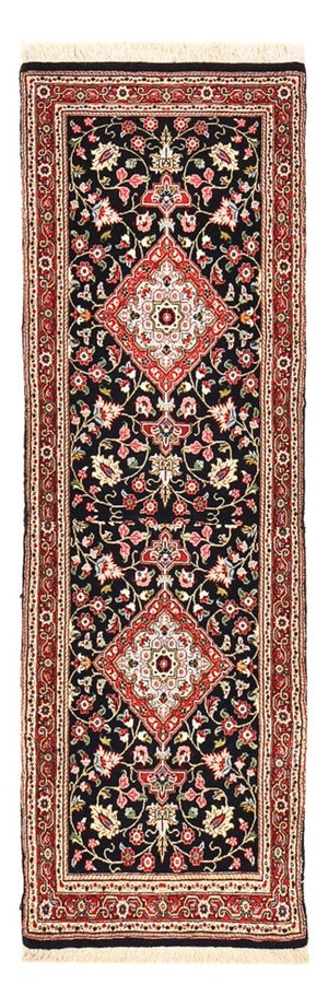 Løber Persisk tæppe - Ghom - Royal - 182 x 55 cm - mørkeblå