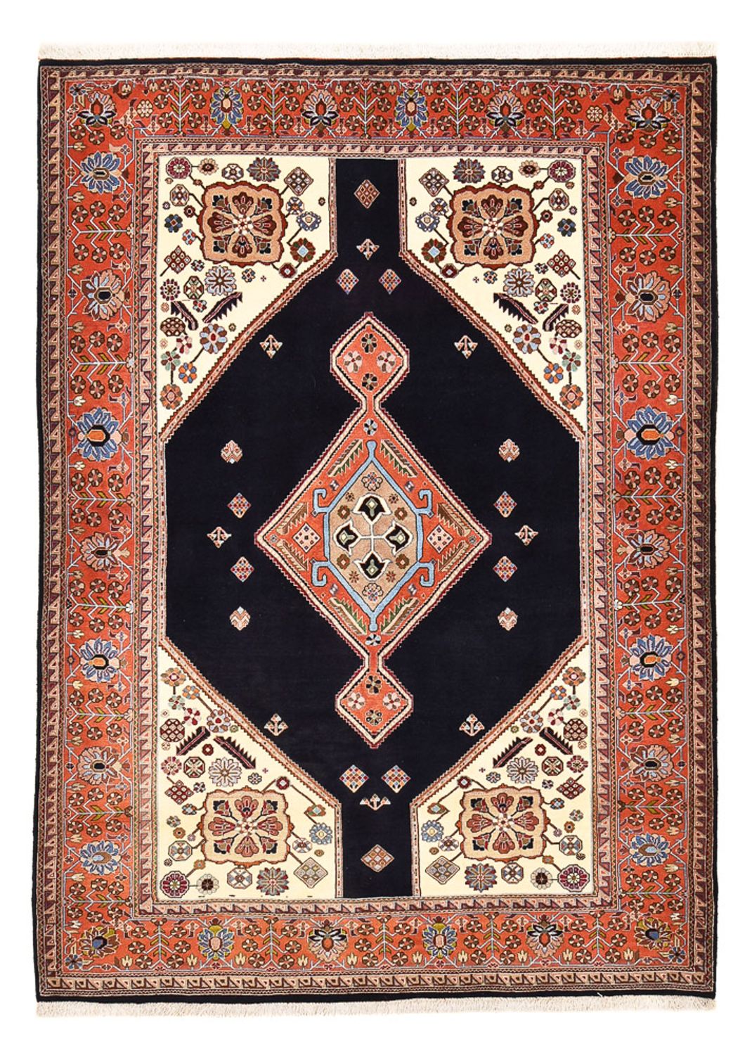 Gabbeh-tæppe - Kashkuli Persisk - 250 x 180 cm - mørkeblå