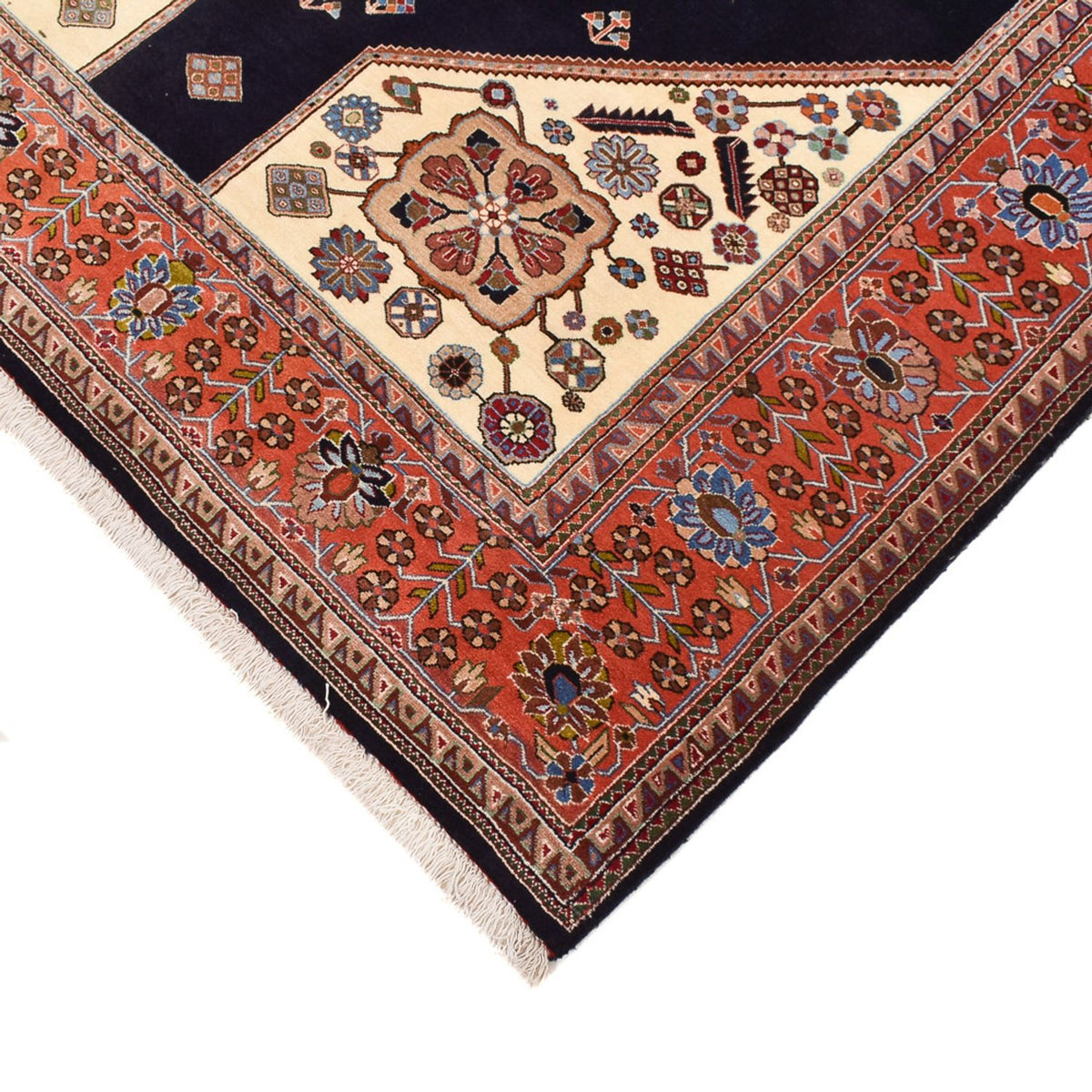 Gabbeh-tæppe - Kashkuli Persisk - 250 x 180 cm - mørkeblå