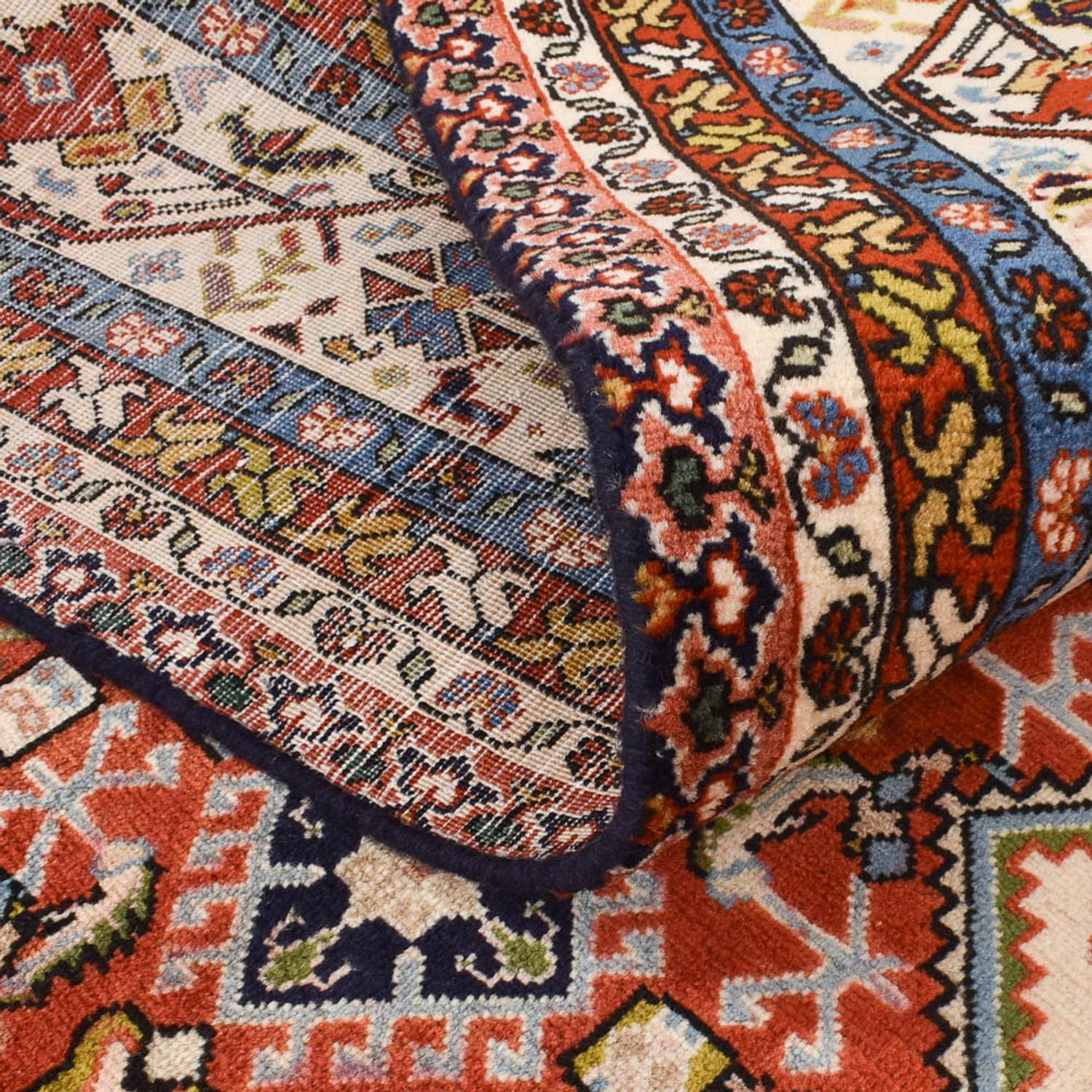 Gabbeh-tæppe - Kashkuli Persisk - 330 x 195 cm - lysrød