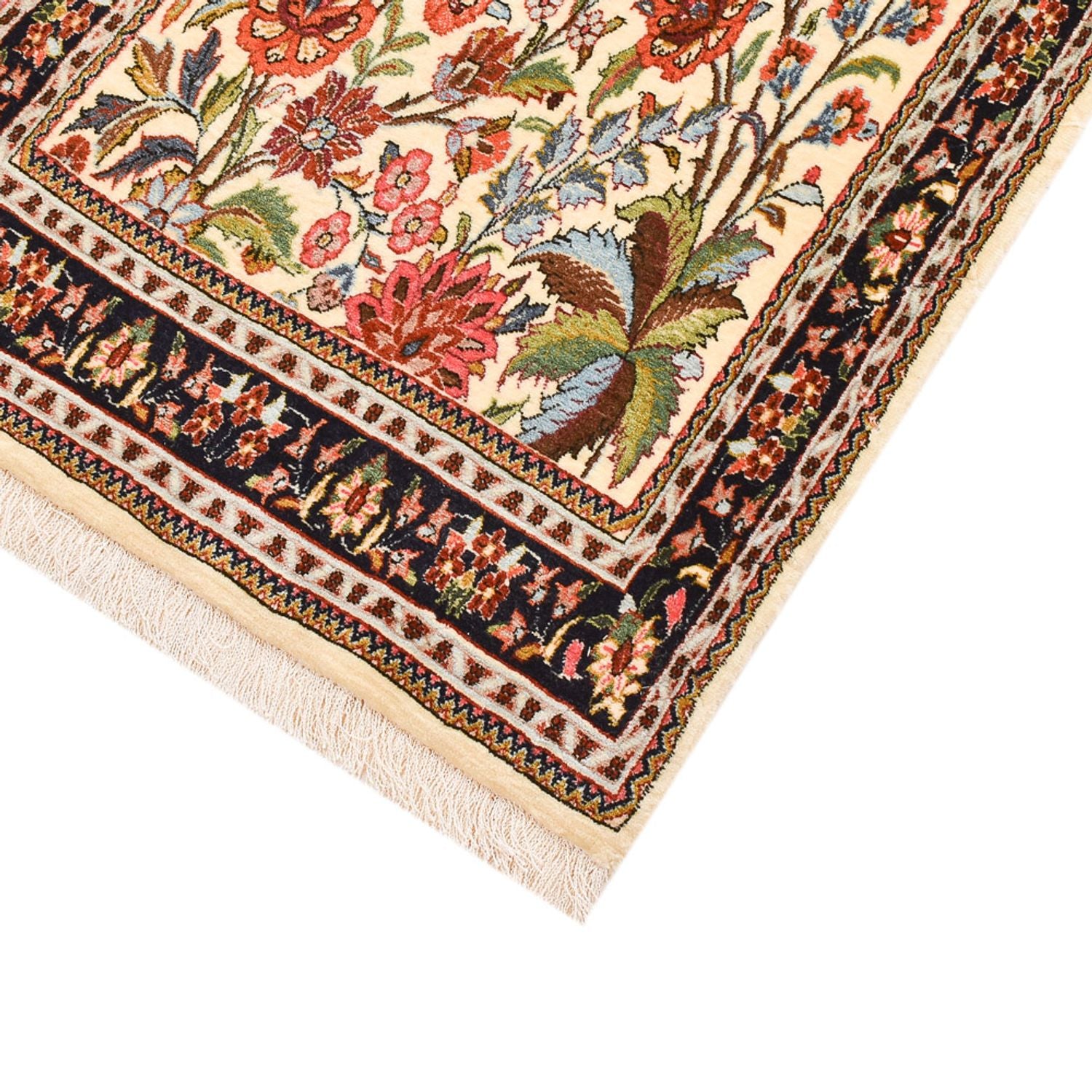 Løber Persisk tæppe - Ghom - Royal - 204 x 57 cm - beige