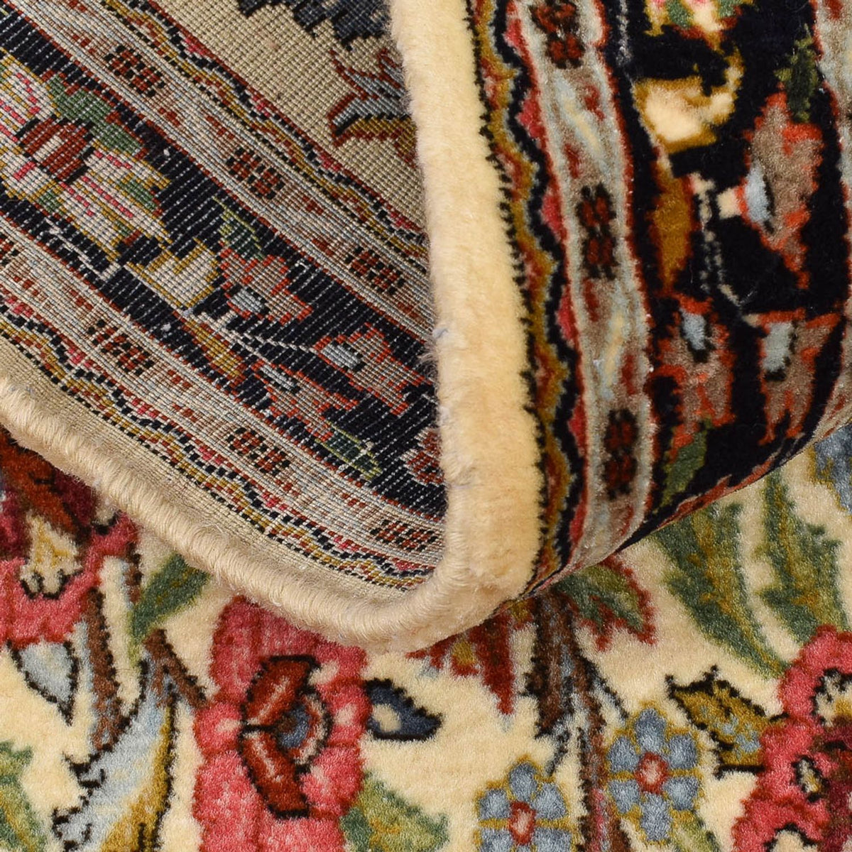 Løber Persisk tæppe - Ghom - Royal - 204 x 57 cm - beige