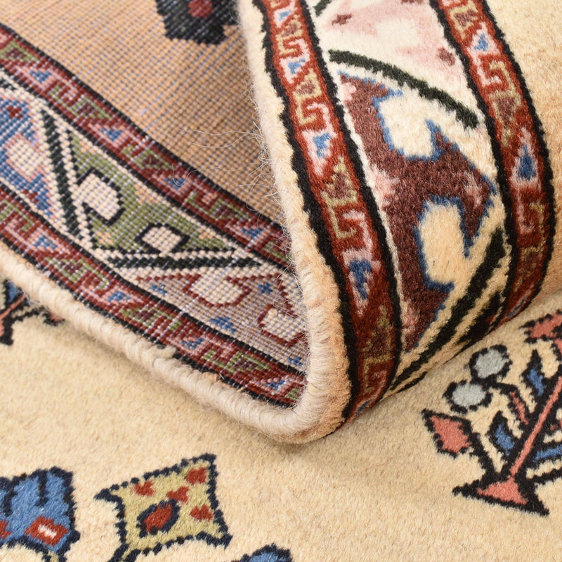 Gabbeh-tæppe - Kashkuli Persisk - 125 x 80 cm - lys beige