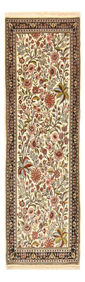 Løber Persisk tæppe - Ghom - Royal - 203 x 63 cm - lys beige