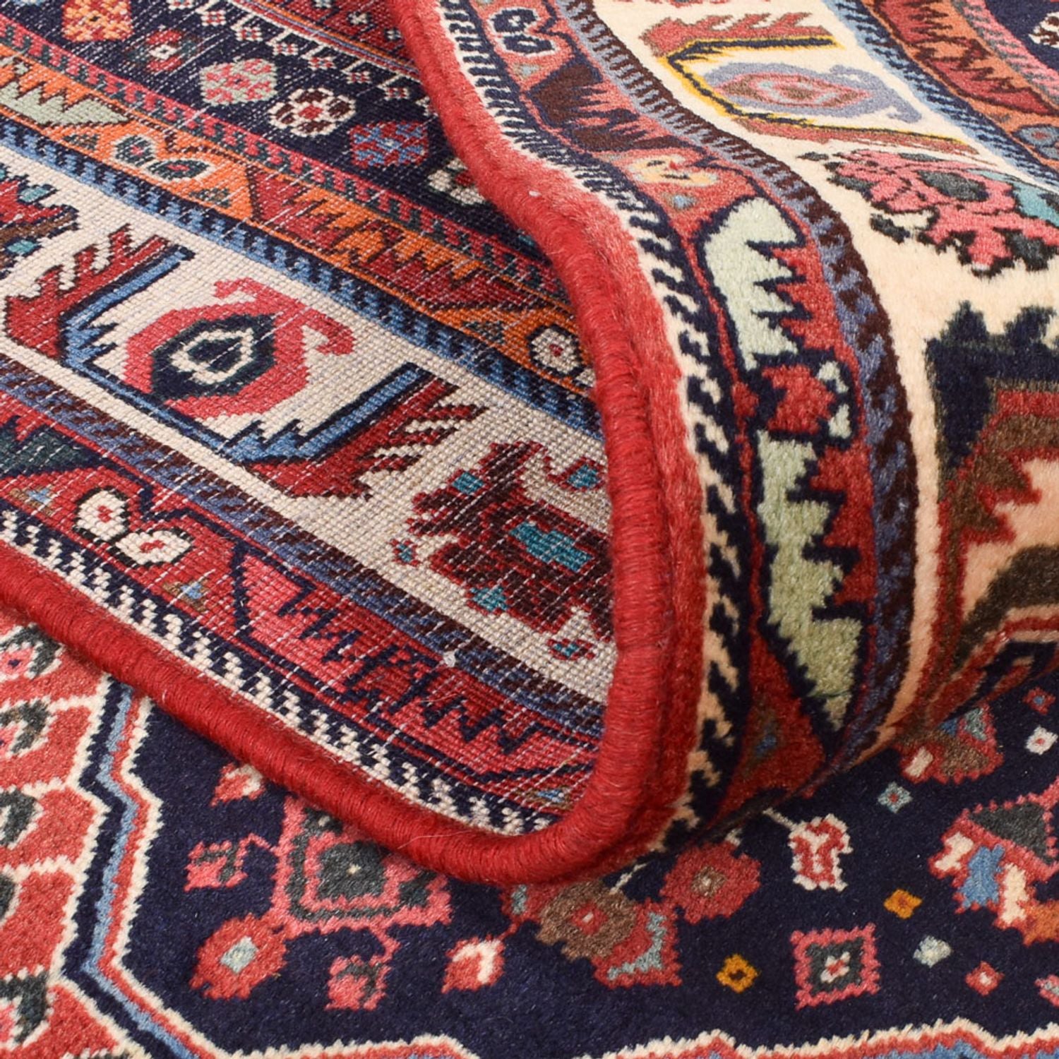 Gabbeh-tæppe - Kashkuli Persisk - 255 x 155 cm - lysrød