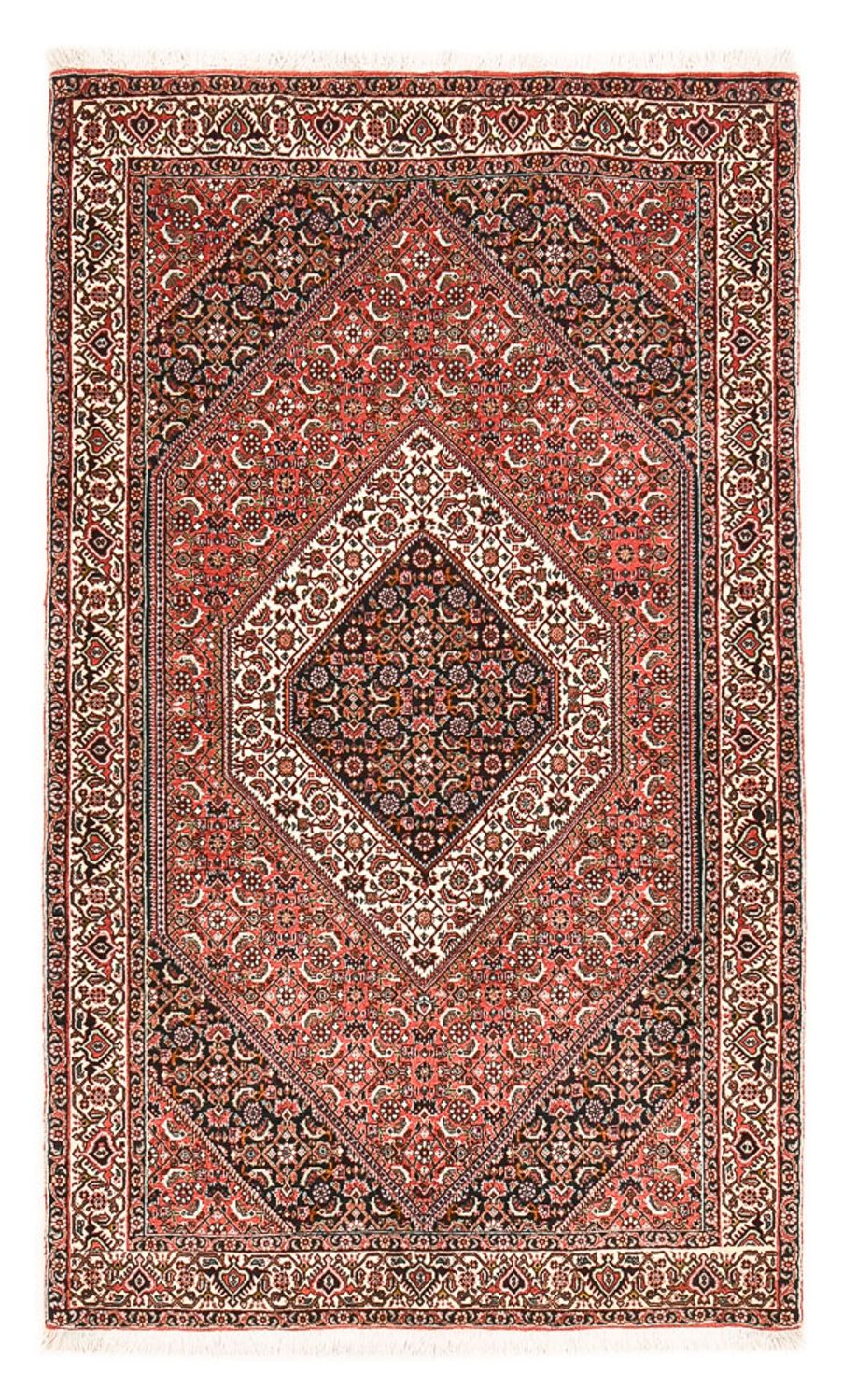 Persisk tæppe - Bijar - 183 x 110 cm - rust