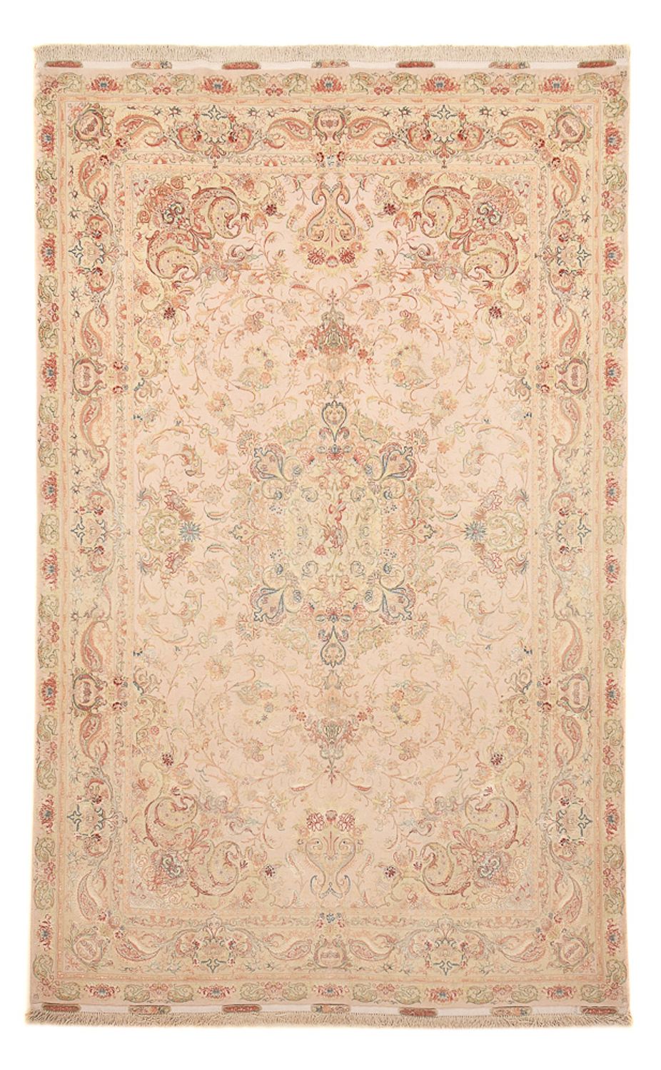 Persisk tæppe - Tabriz - Royal - 314 x 200 cm - lys beige
