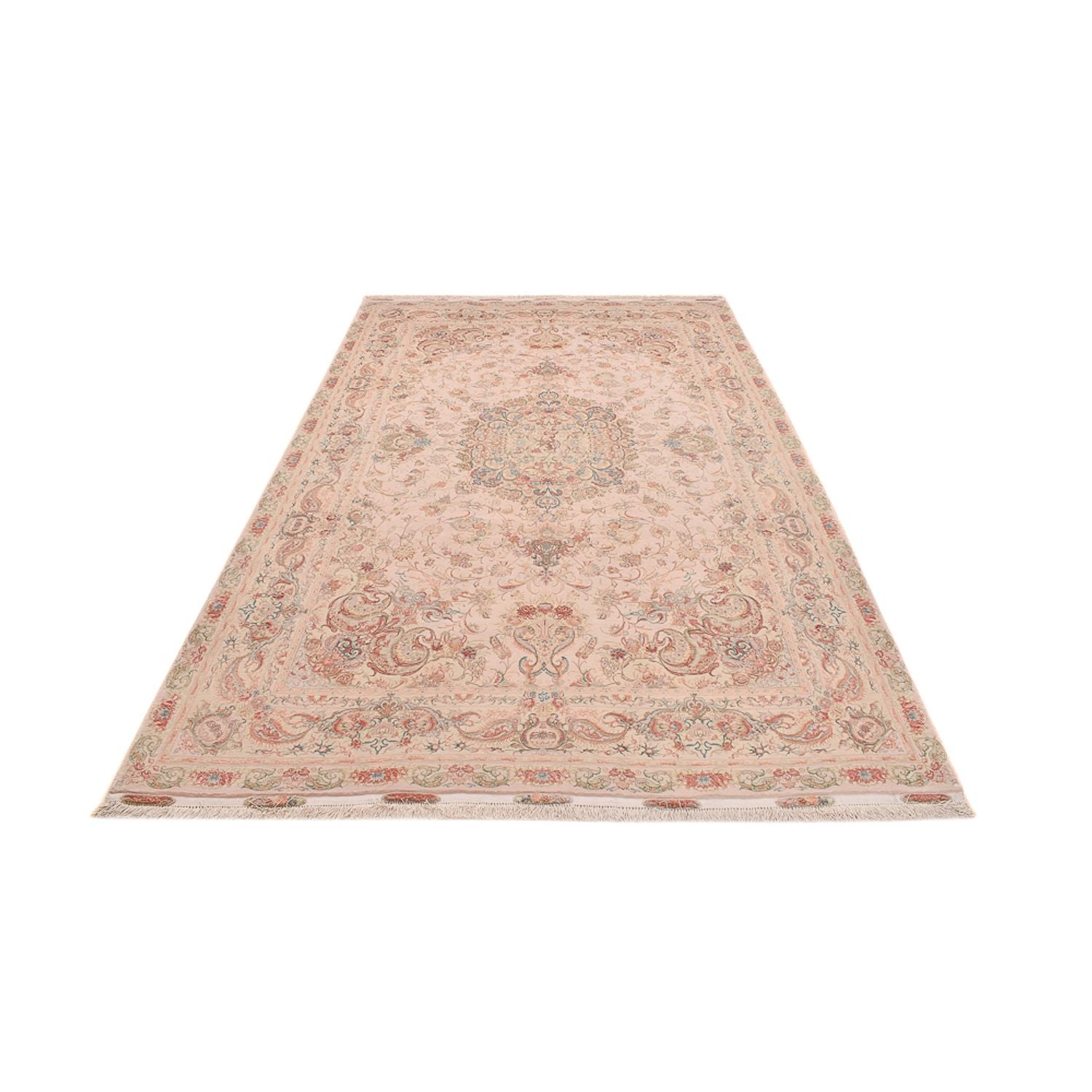 Persisk tæppe - Tabriz - Royal - 314 x 200 cm - lys beige