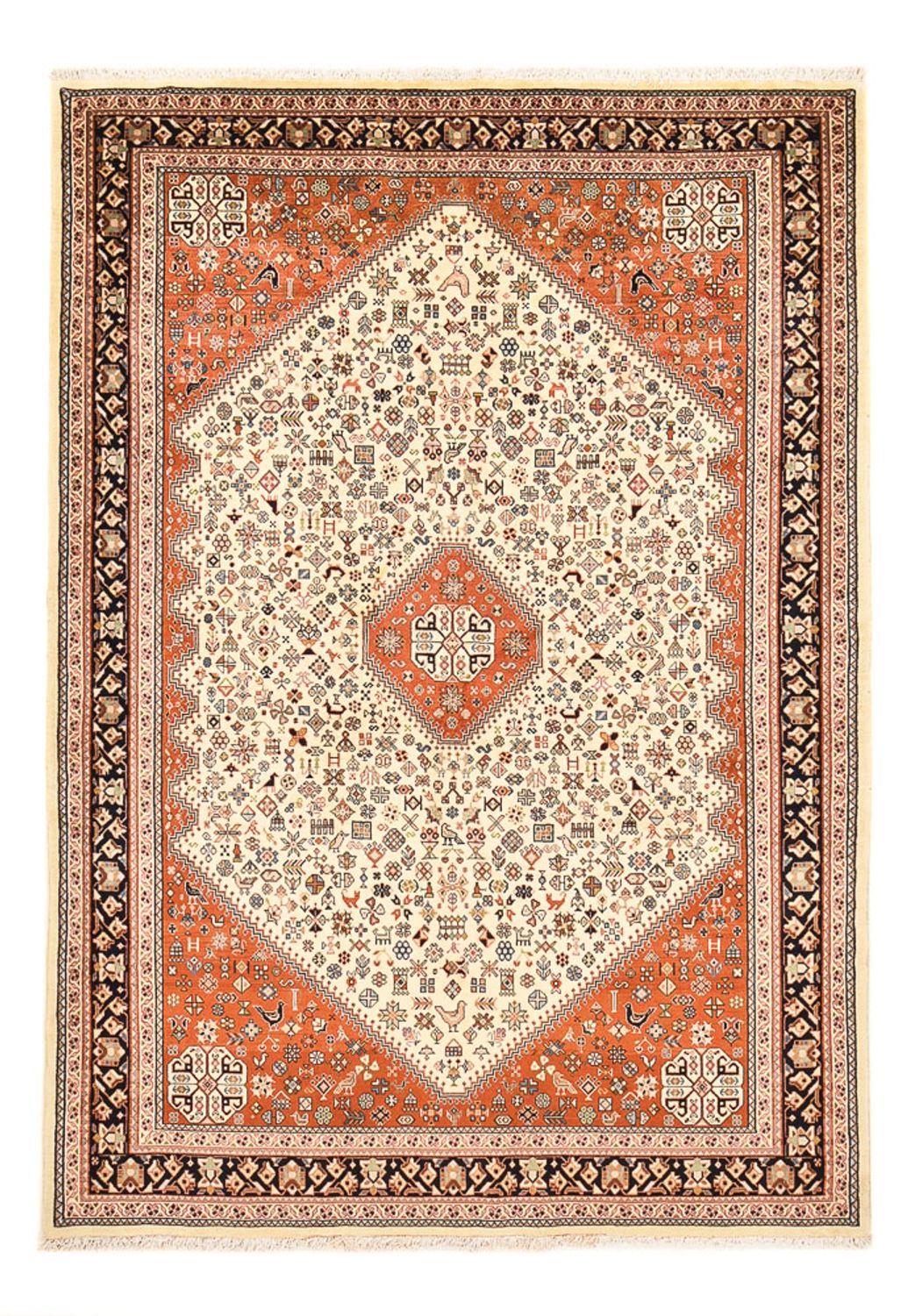 Gabbeh-tæppe - Kashkuli Persisk - 240 x 166 cm - sand
