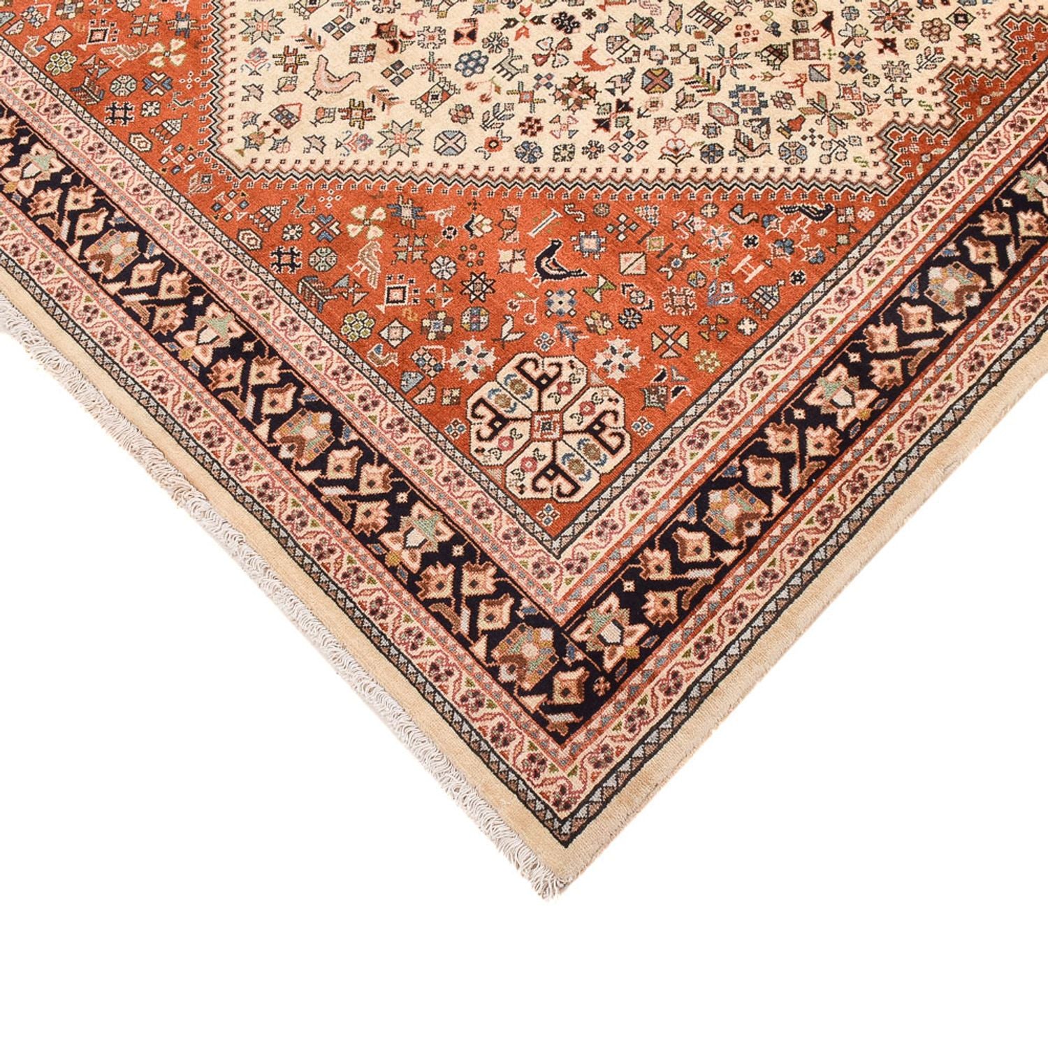 Gabbeh-tæppe - Kashkuli Persisk - 240 x 166 cm - sand