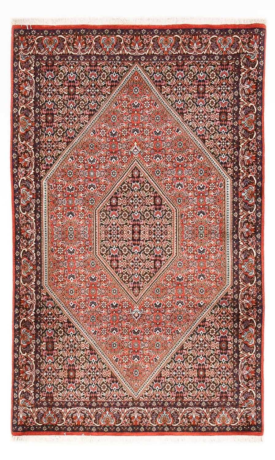 Persisk tæppe - Bijar - 179 x 110 cm - rust