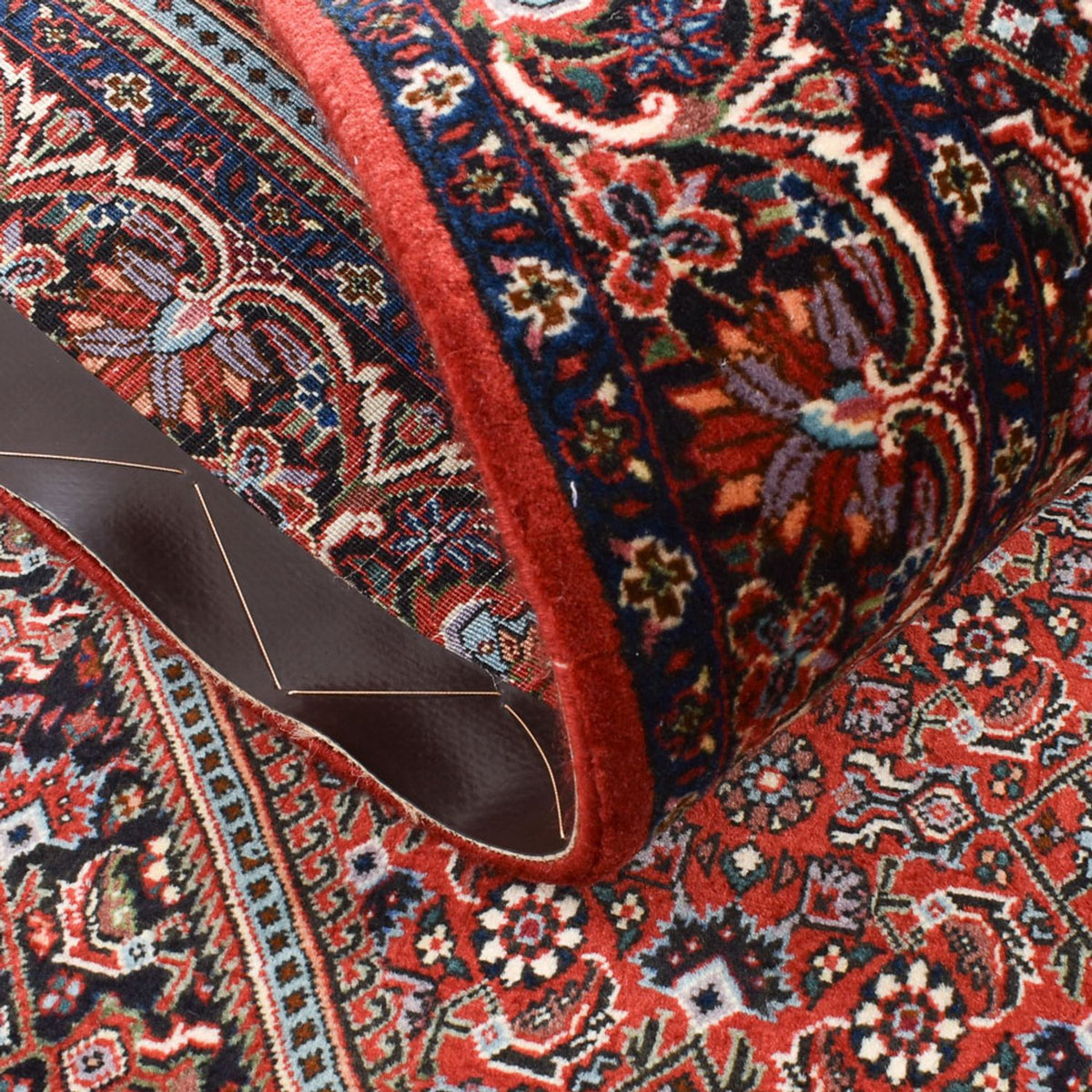 Persisk tæppe - Bijar - 179 x 110 cm - rust