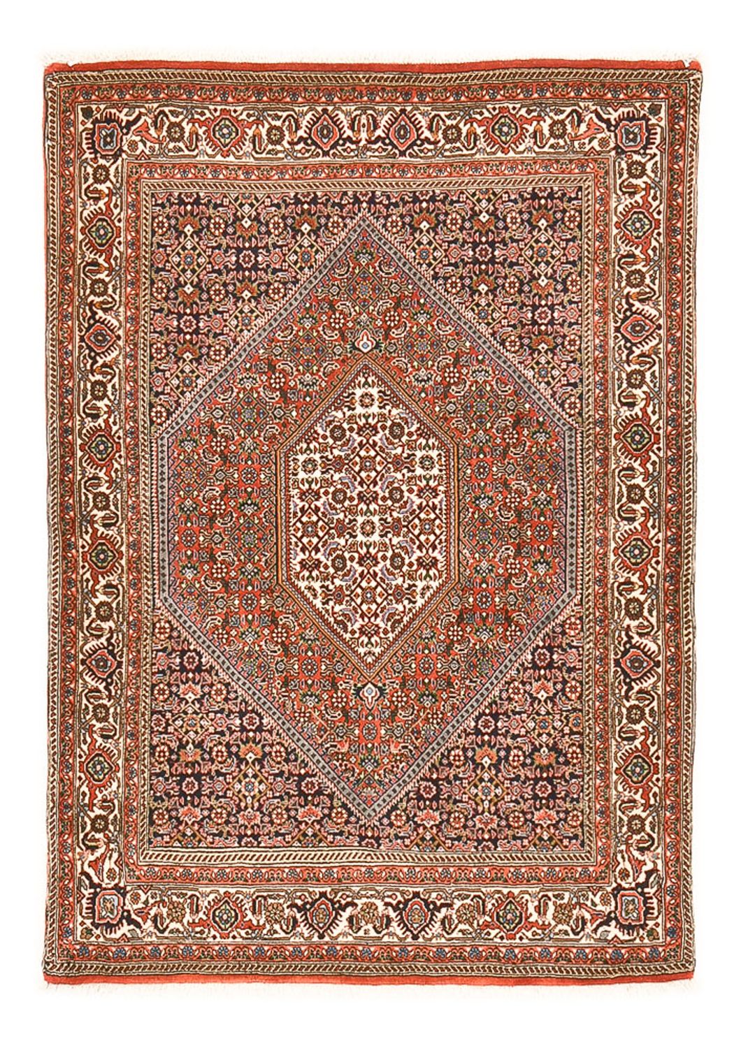 Persisk tæppe - Bijar - 154 x 108 cm - rust