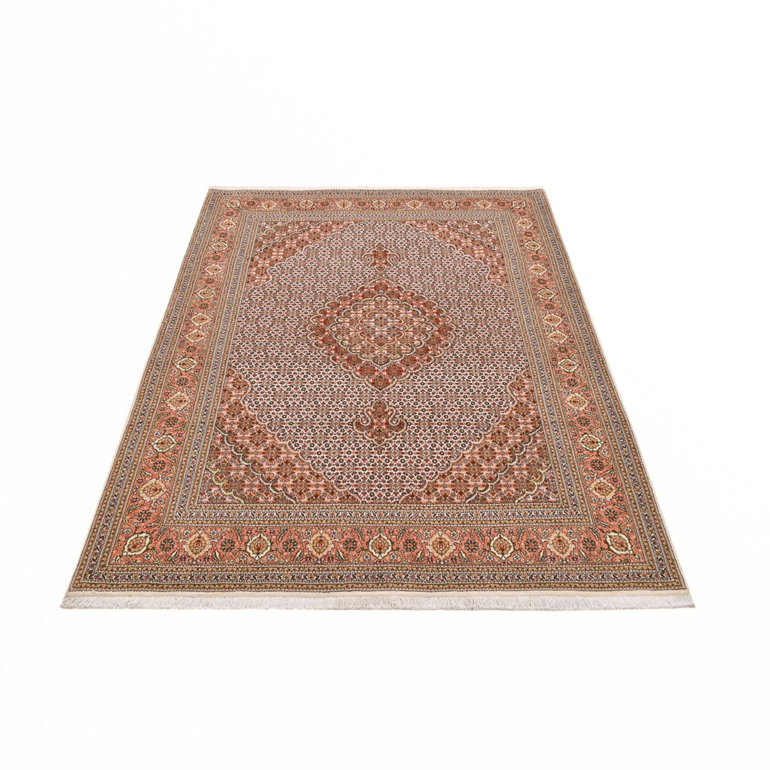 Persisk tæppe - Tabriz - Royal - 210 x 151 cm - rust