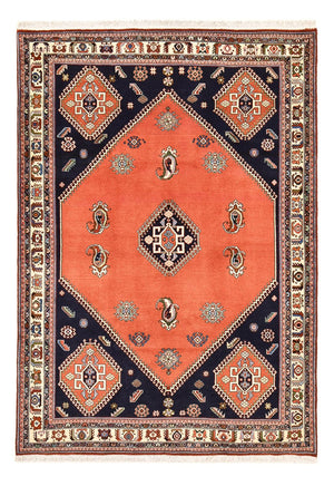 Gabbeh-tæppe - Kashkuli Persisk - 245 x 168 cm - lysrød