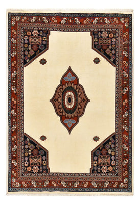 Gabbeh-tæppe - Kashkuli Persisk - 218 x 150 cm - lys beige