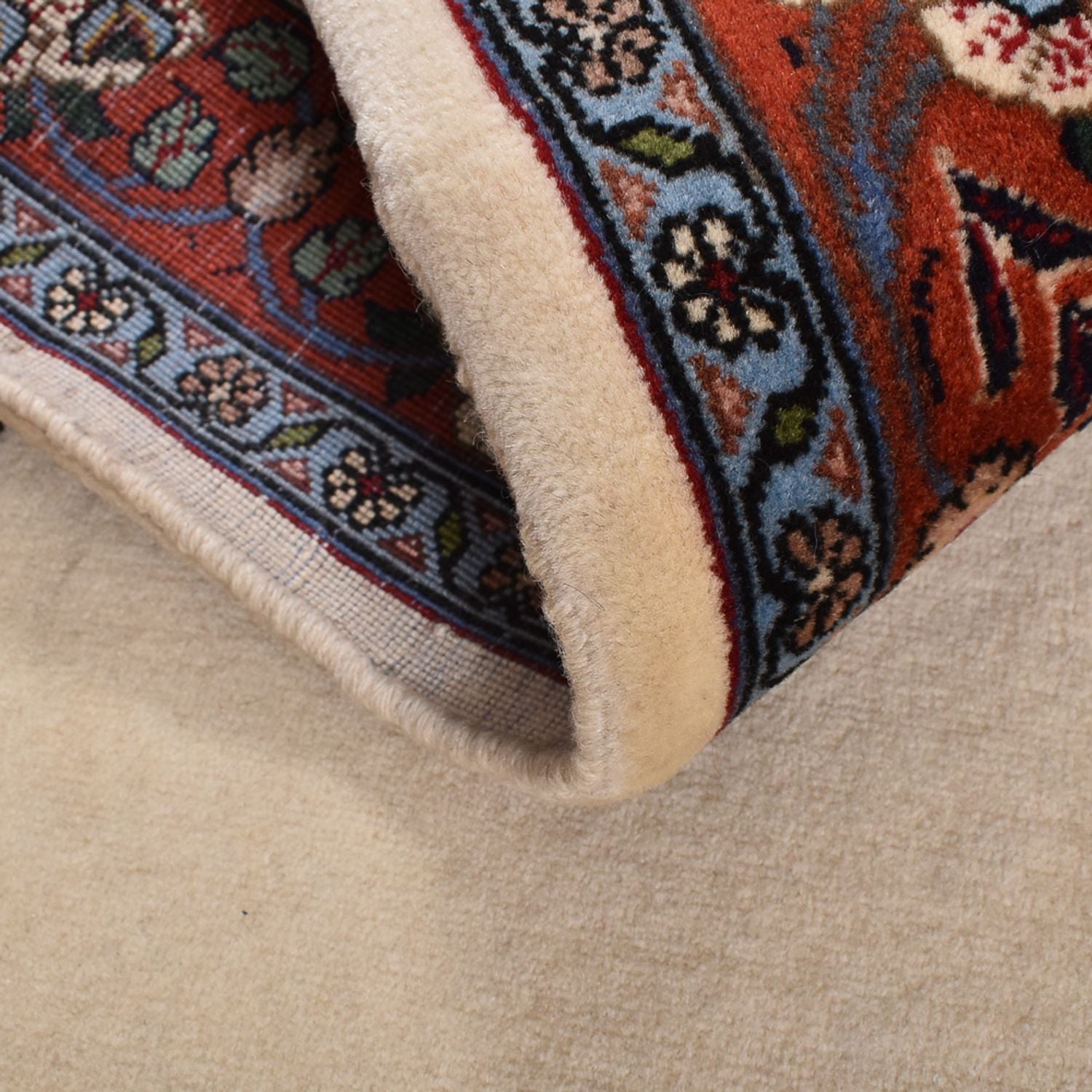 Gabbeh-tæppe - Kashkuli Persisk - 218 x 150 cm - lys beige
