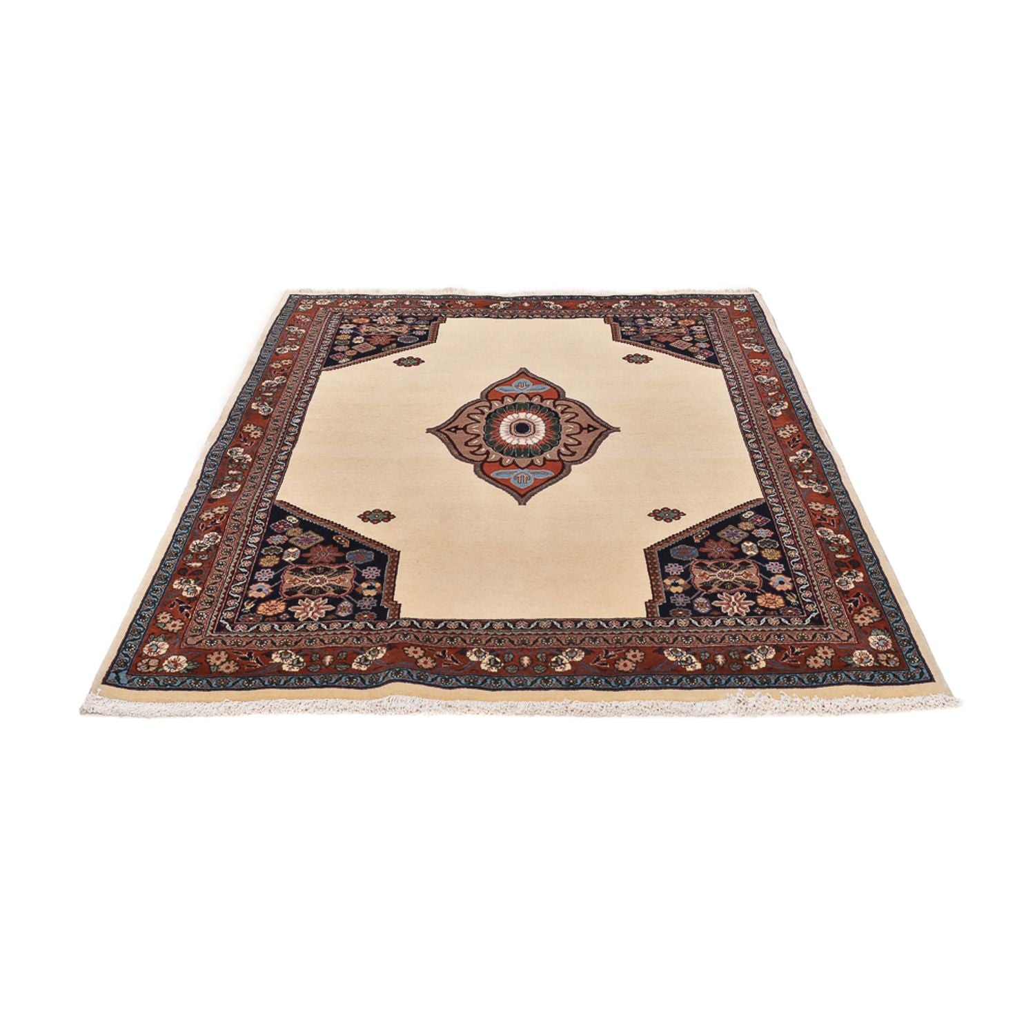 Gabbeh-tæppe - Kashkuli Persisk - 218 x 150 cm - lys beige